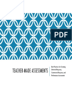 Best Practices for Creating Teacher-Made Assessments