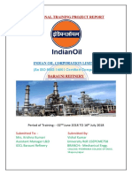 Vocational Training Project Report at IOCL Barauni Refinery