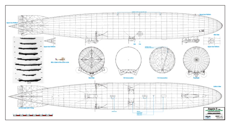 Zeppelin R-Type Layout and Cross Section | PDF | Vehicles ...
