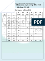 Basic Electrical & Electronics Engineering - Blue Print: Sub. Code: (FEC 105) For Revised Syllabus 2012