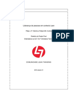 Liderança de Pessoas em Contexto Lean - Relatório - Do - Projecto Final - CLT - PG-LM - XV Ed.