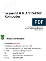 Modul Organisasi Dan Arsitektur Komputer PDF