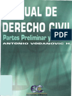 Manual de Derecho Civil - Volumen i - Antonio Vodanovic