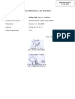 Lembar Pengesahan Kit Tutorial. - Pema 4210 - Statistika Pendidikan. Penelaah. Nurdiyah, S.P., M.si Nip Kepala Upbjj-Ut Palu