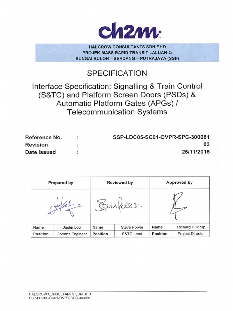 300081-03 Interface Spec S&TC-Comms | PDF | Electromagnetic ...