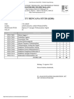 Kartu Rencana Studi (KRS) - Politeknik Negeri Malang ANS