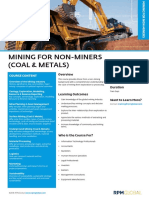 RPM Course Overview Mining For Non Miners Coal Metals