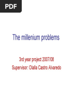 Millenium Problems