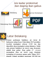 Analisis Kadar Proksimat Tepung Dan Daging Ikan Gabus: Latar Belakang