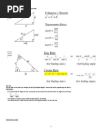 Formulae You Should Know