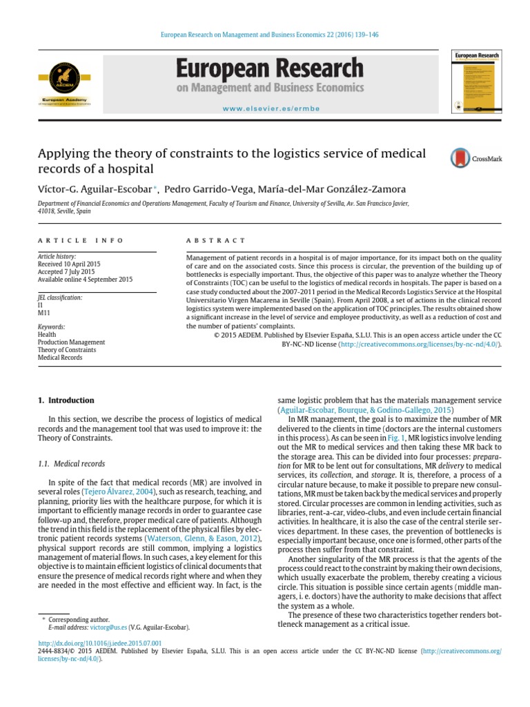 Toc 2 PDF Validity (Statistics) Medical Record