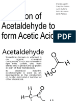 Oxidation of Acetaldehyde to     form Acetic Acid.pptx