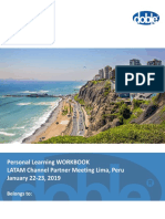Personal Learning WORKBOOK LATAM Channel Partner Meeting Lima, Peru January 22-23, 2019
