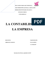 La Contabilidad y La Empresa Ensayo