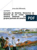 Mineralogia: Simetria dos Cristais