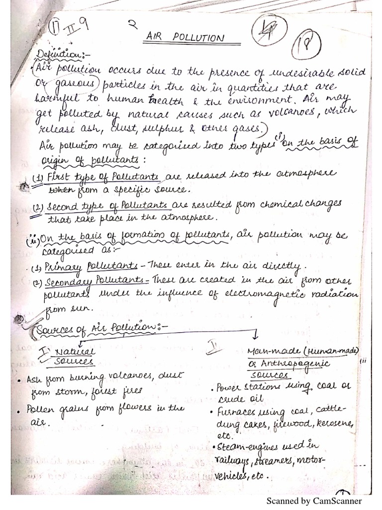Air Pollution | PDF
