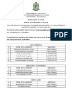 Resultado 2 Etapa - Bolsa de Cultura