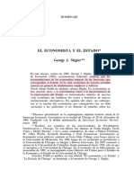 Stigler 1964_El Economista y El Estado