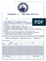 RM2 - Simulado 2 - 2018 Completo PDF