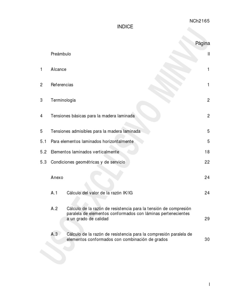 NCH 2165 Of1991 PDF | PDF | Ingeniería de Edificación | Ingeniería mecánica