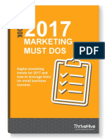 2017 Marketing Must Dos