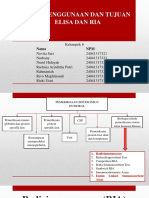 Cara Penggunaan Dan Tujuan Elisa Dan Ria