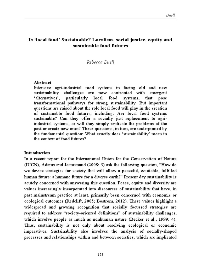 Sustainable Food Alliance | PDF | Local Food | Food Systems