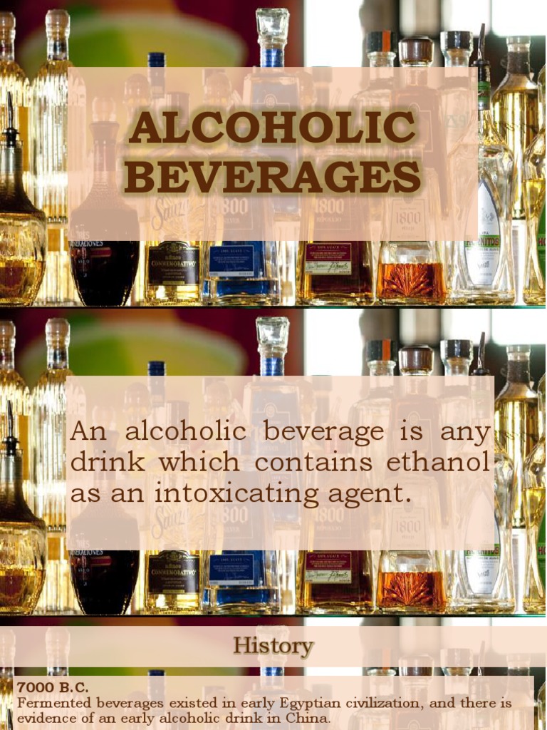Alcoholic Beverages PDF PDF Beer Brewing