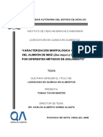 Caracterizacion Morfologica y Termica Del Almidond e Maiz Tesis