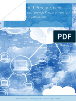 Guide To Cloud Procurement: Roadmap For Cloud Service Procurement For Public Research Organisations
