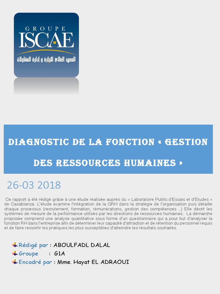 Analyse Du Questionnaire  Gestion des ressources humaines