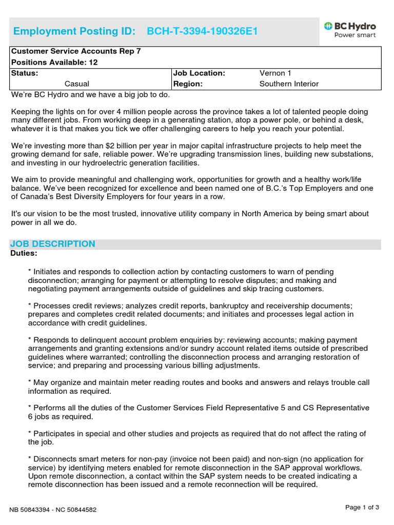 Q3 Call Centre Employment