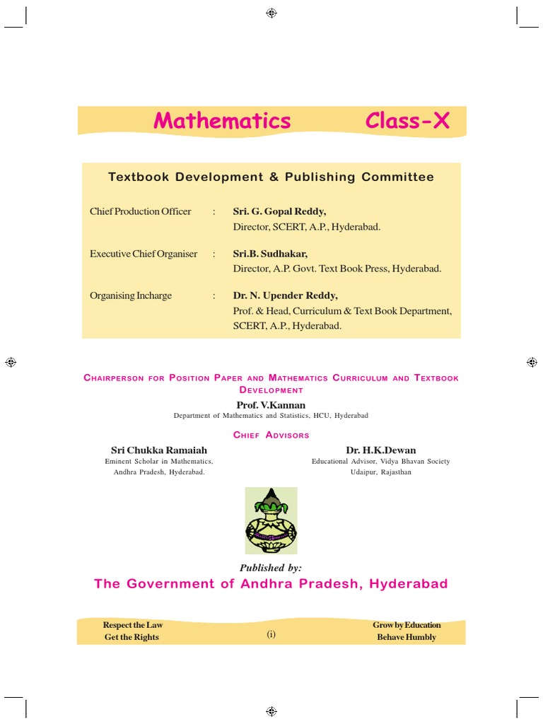 Maths Class X Text Pages 6 1 14 Pdf Rational Number Prime Number