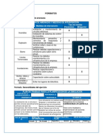 Plan de Emergencia Formatos