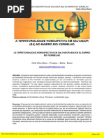 A Territorialidade Homoafetiva Em Salvador No Bairro Rio Vermelho