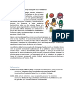 Referencias: ¿Qué Pasa Después de Un Tiempo Prolongado de Usar Antibióticos?