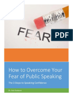 How To Overcome Your Fear of Public Speaking DR Aziz PDF