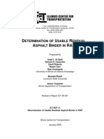 Determination of Usable Residual Aphalt Binder in Rap PDF