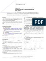 D2686-06(2012) Standard Specification for Polytetrafluoroethylene-Backed Pressure-Sensitive Electrical Insulating Tape