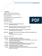 Formato de Curriculum-Vitae para Unisal 2018 PDF