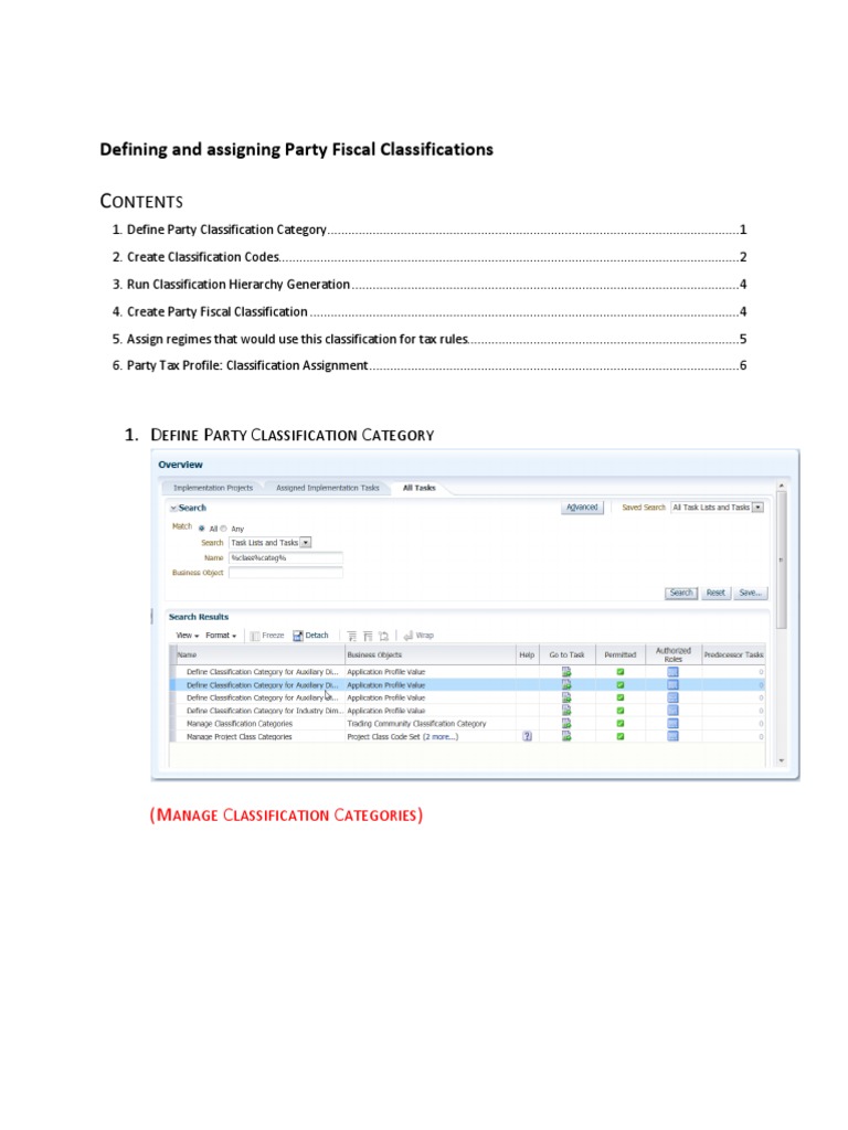 Party Fiscal Classification Guide | PDF | Business