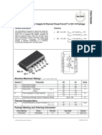 Fdq7238As: Dual Notebook Power Supply N-Channel Powertrench in So-14 Package