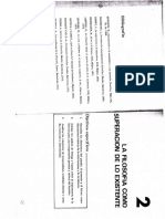 Cap. 2 La Filosofia Como Superacion de Lo Existente