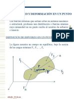 Esfuerzos y deformación en un punto