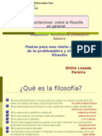 Visión Comprensiva de La Filosofía