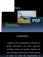 Air Logistics: BY, Aarthi Ponnusamy Shanthi Priyadarshini