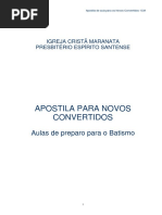 Apostila Para Novos Convertidos