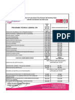 Tarifas Politecnico Metropolitano PDF