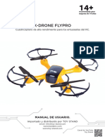 Manual de Instrucciones Del Drone X DRONE FLYPRO Dron Resistente para Principiantes de Toy Stand La Tienda Online de Drones