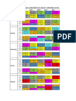 Horario General I.E. "Sagrado Corazón de Jesús" Venados-Lancones